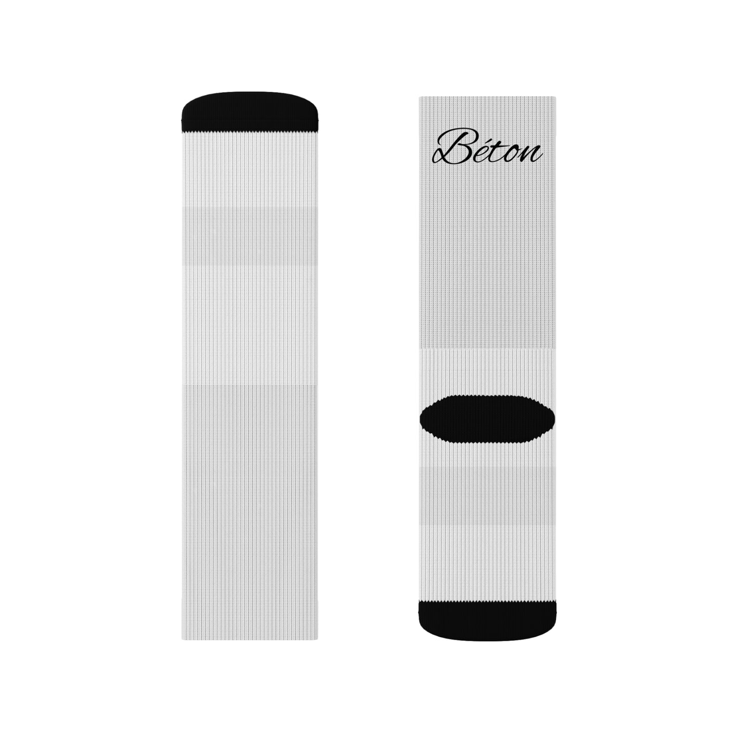 Essential White Béton Socks
