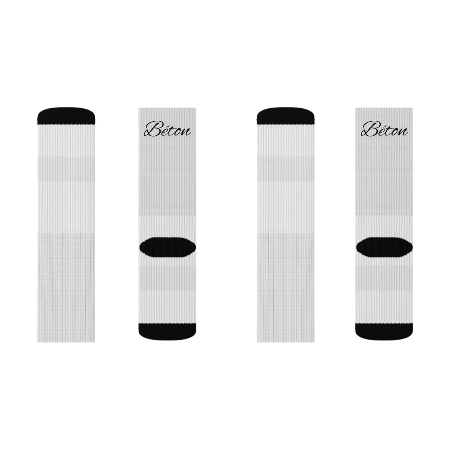 Essential White Béton Socks