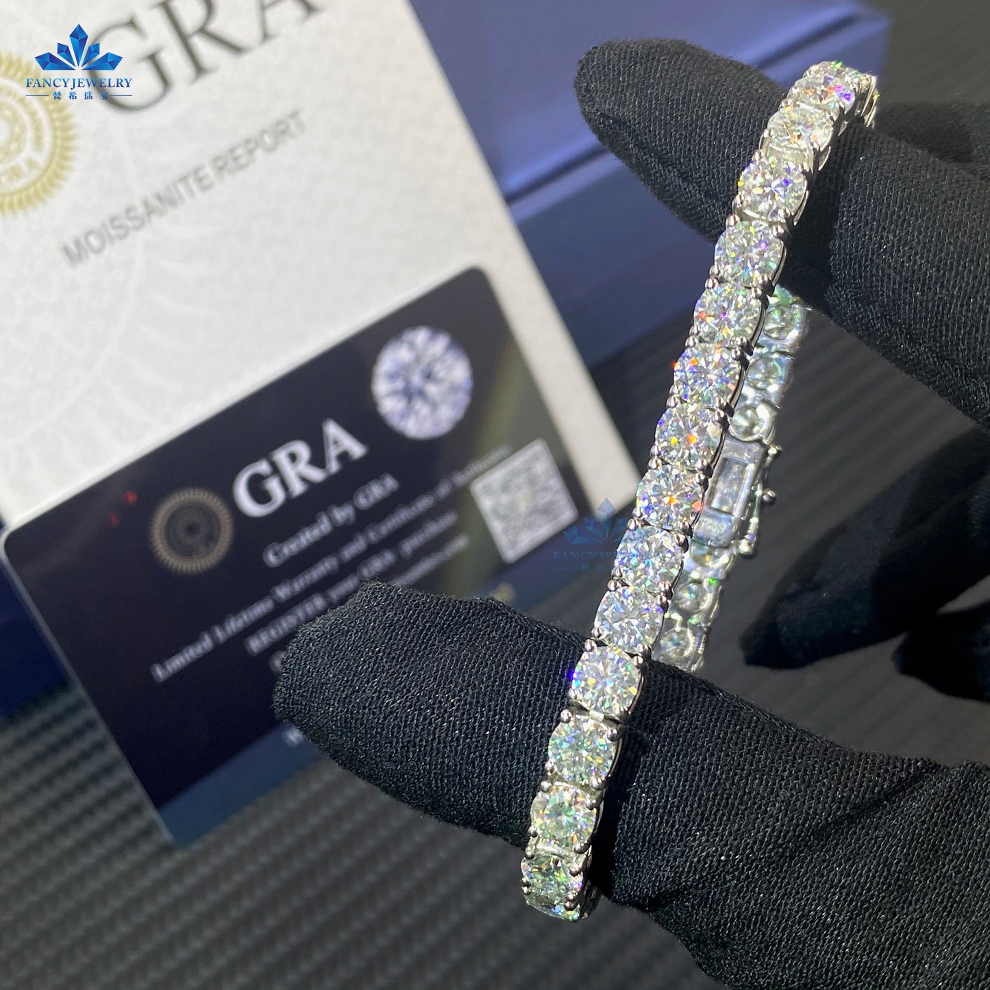 Moissanite Tennis Bracelet