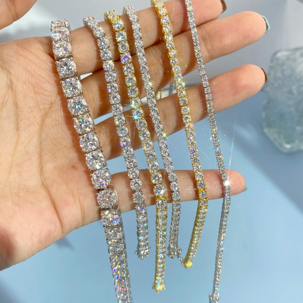 Moissanite Tennis Bracelet