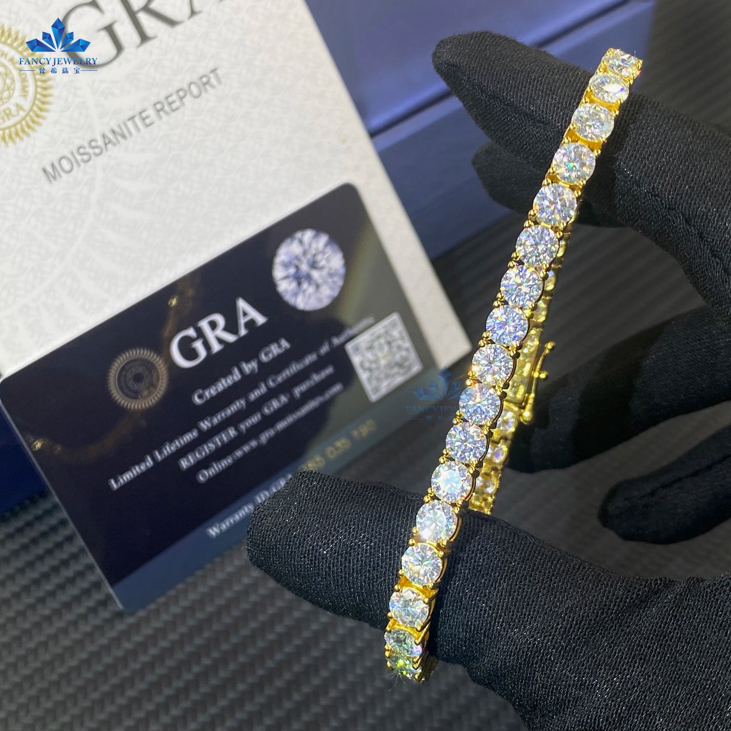Moissanite Tennis Bracelet