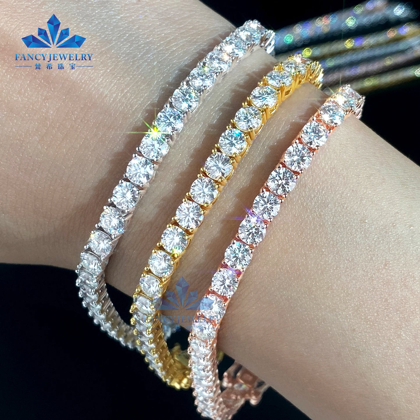 Moissanite Tennis Bracelet