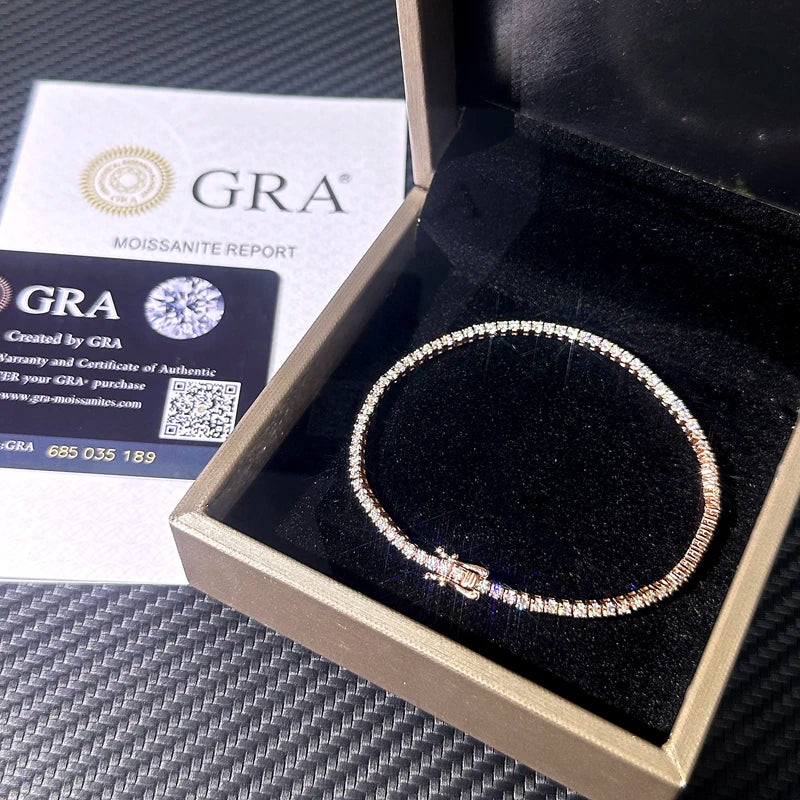 Moissanite Tennis Bracelet