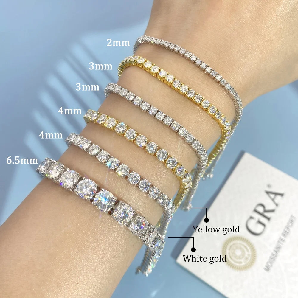 Moissanite Tennis Bracelet
