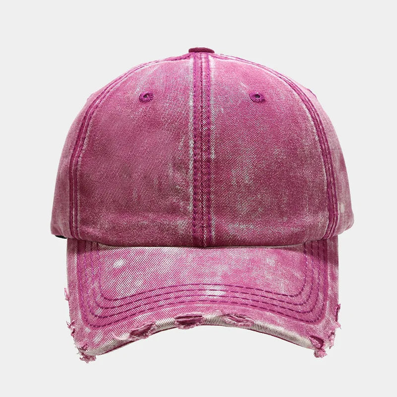 Frayed Denim Baseball Cap
