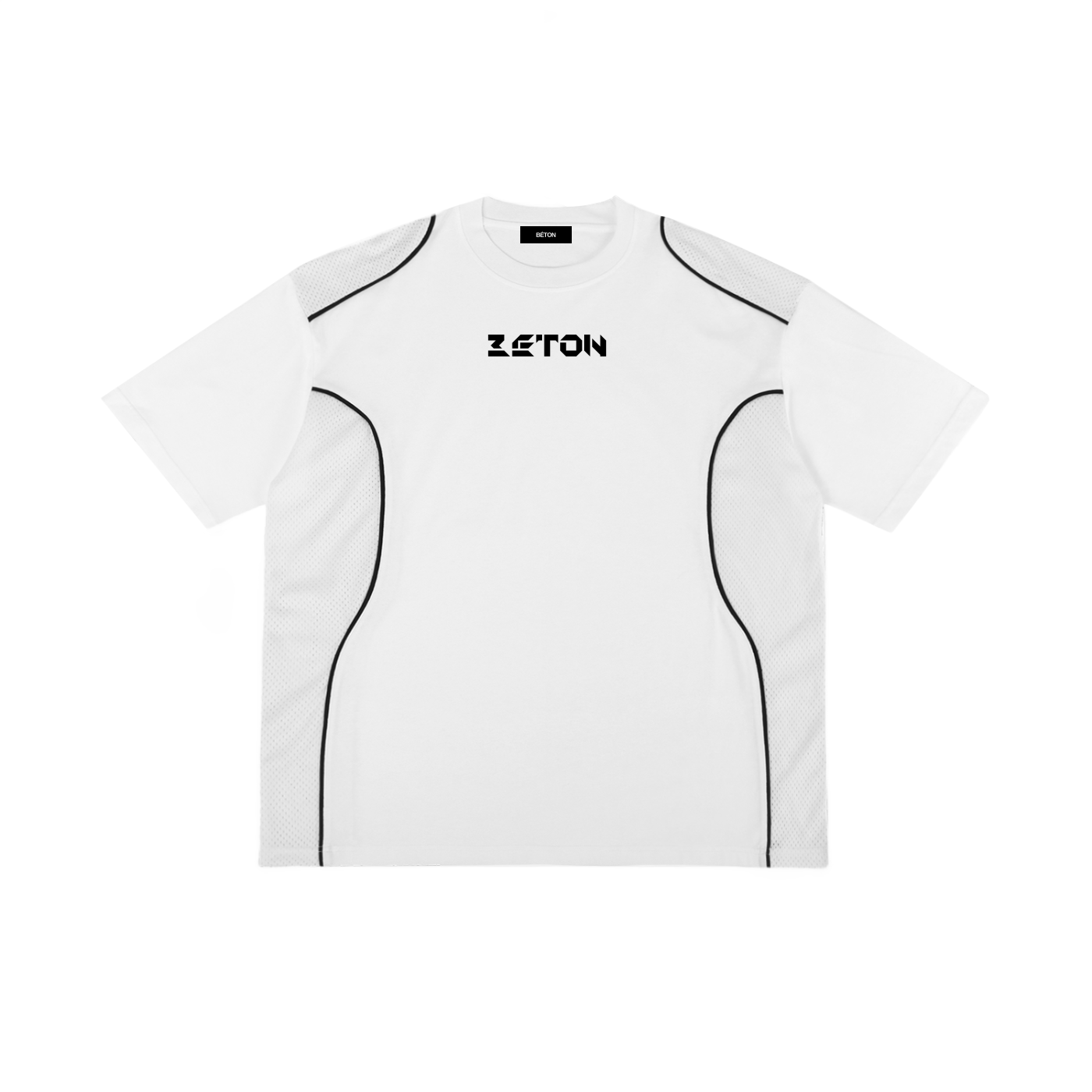 Contrast Piped Panel T-Shirt