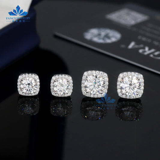 Moissanite Diamond Earrings